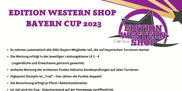 Edition Westernshop Bayern Cup 2023